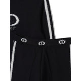 Twinset Completo 2 Pezzi Maglia-Pantalone tinta unita Nero per Bambina 252GB302A NERO TWINSET 