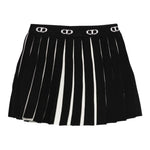 Twinset Gonna Bicolore con Elastico In Vita Nero/Bianco per Bambina 252GB3031 NERO/BIANCO TWINSET 