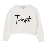 Twinset Maglia tinta unita con Stampa Bianco per Neonata 252GB3040XN BIANCO TWINSET 