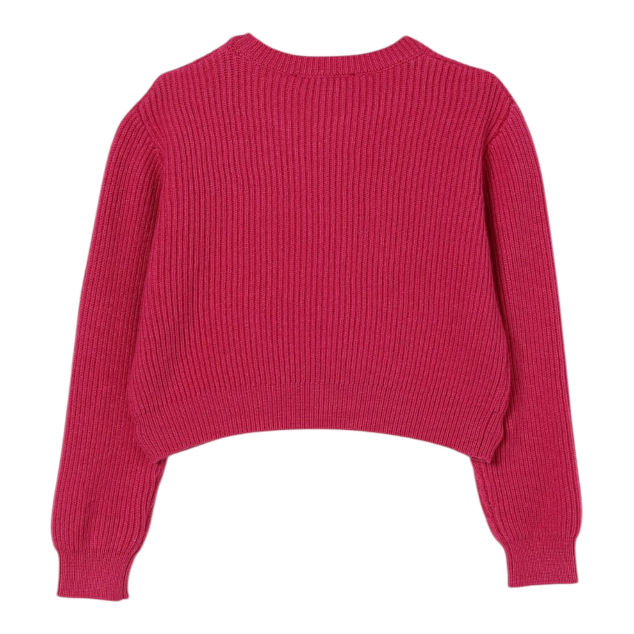 Twinset Maglia tinta unita con Stampa Fuxia per Neonata 252GB3040XN FUXIA TWINSET 