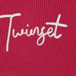 Twinset Maglia tinta unita con Stampa Fuxia per Neonata 252GB3040XN FUXIA TWINSET 