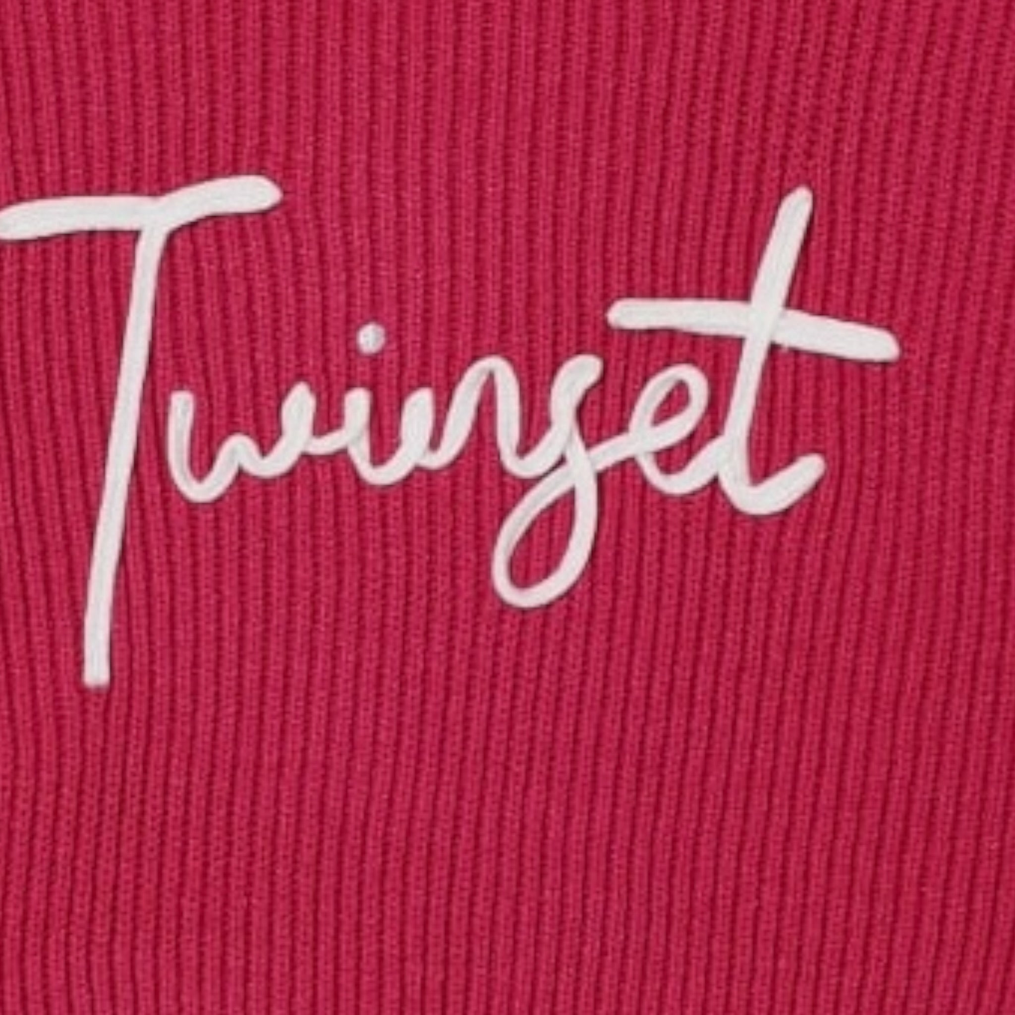 Twinset Maglia tinta unita con Stampa Fuxia per Neonata 252GB3040XN FUXIA TWINSET 