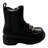 Twinset Stivale tinta unita con Applicazioni Nero per Bambina 252GCJ024 NERO TWINSET 