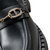 Twinset Mocassini tinta unita con Logo Nero per Bambina 252GCJ034 NERO TWINSET 