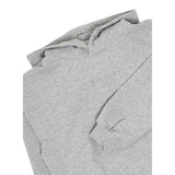 Twinset Felpa tinta unita con Cappuccio Grigio per Bambina 252GJ2010 GRIGIO TWINSET 