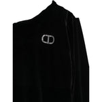 Twinset Felpa tinta unita In Velluto Nero per Bambina 252GJ2033XX NERO TWINSET 