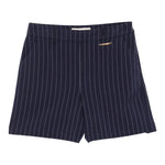 Twinset Short tinta unita con Fantasia A Righe Blu per Bambina 252GJ2041X BLU TWINSET 