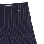 Twinset Short tinta unita con Fantasia A Righe Blu per Bambina 252GJ2041X BLU TWINSET 