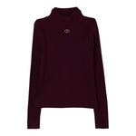 Twinset Maglia Mezzo Collo tinta unita Vinaccia per Bambina 252GJ2041XX VINACCIA TWINSET 