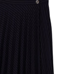 Twinset Gonna tinta unita con Fantasia A Righe Blu per Bambina 252GJ2043 BLU TWINSET 