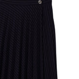 Twinset Gonna tinta unita con Fantasia A Righe Blu per Bambina 252GJ2043 BLU TWINSET 