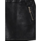 Twinset Gonna In Ecopelle tinta unita Nero per Bambina 252GJ2081X NERO TWINSET 