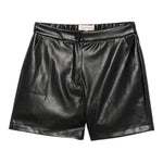 Twinset Short In Ecopelle tinta unita Nero per Bambina 252GJ2093 NERO TWINSET 