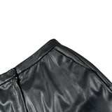 Twinset Short In Ecopelle tinta unita Nero per Bambina 252GJ2093X NERO TWINSET 