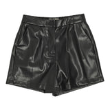 Twinset Short In Ecopelle tinta unita Nero per Bambina 252GJ2093XX NERO TWINSET 