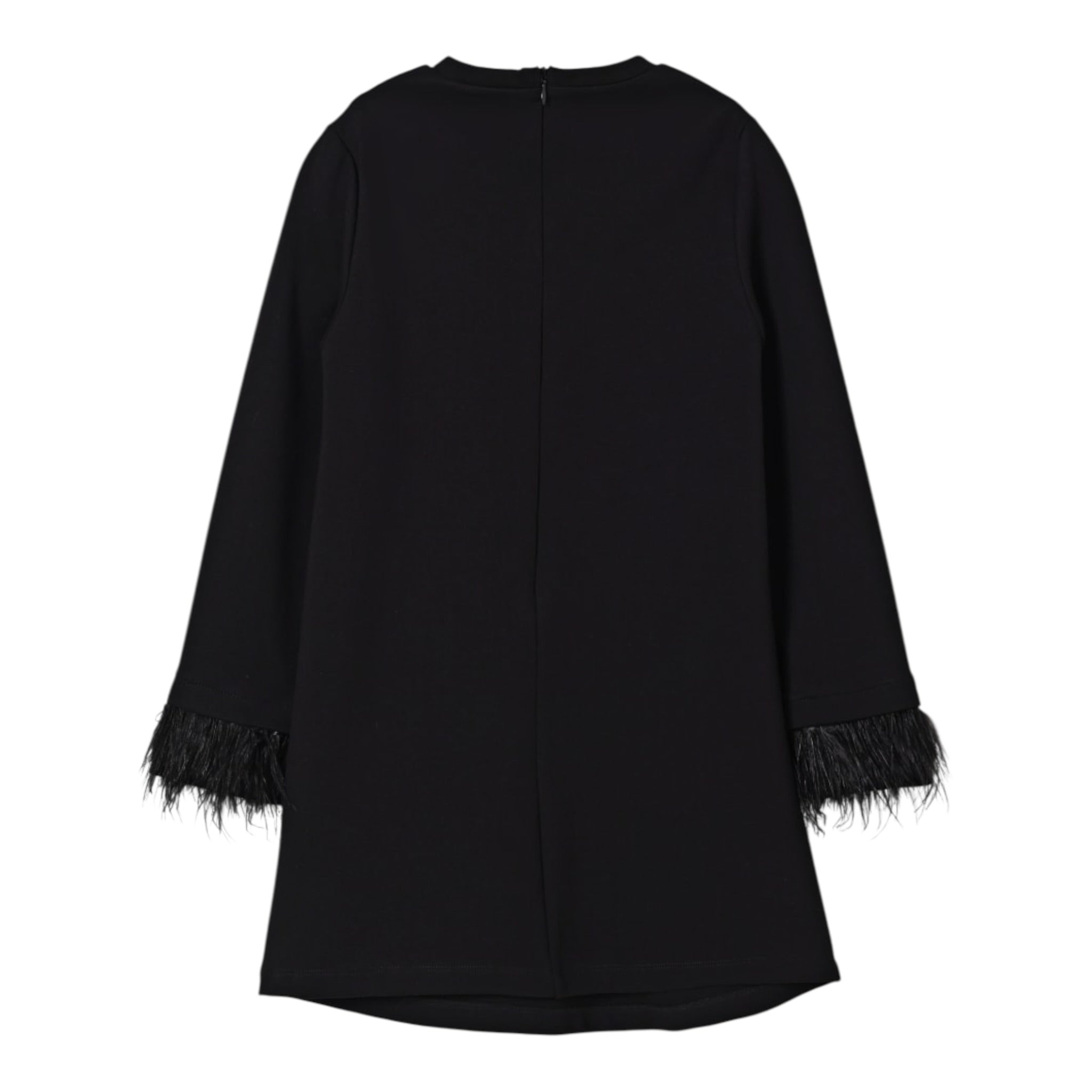 Twinset Abito tinta unita con Polsini Rimovibili Nero per Bambina 252GJ2111X NERO TWINSET 