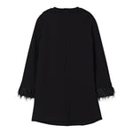 Twinset Abito tinta unita con Polsini Rimovibili Nero per Bambina 252GJ2111XX NERO TWINSET 