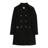 Twinset Cappotto tinta unita Doppiopetto Nero per Bambina 252GJ2150 NERO TWINSET 