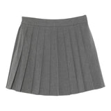 Twinset Gonna tinta unita con Logo Grigio per Bambina 252GJ2271 GRIGIO TWINSET 