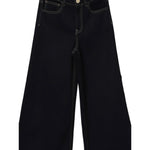 Twinset Jeans tinta unita Modello A Palazzo Blu per Bambina 252GJ2280 BLU TWINSET 