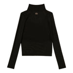 Twinset Shirt Velata tinta unita con Top Nero per Bambina 252GJ2310X NERO TWINSET 