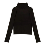 Twinset Shirt Velata tinta unita con Top Nero per Bambina 252GJ2310XX NERO TWINSET 