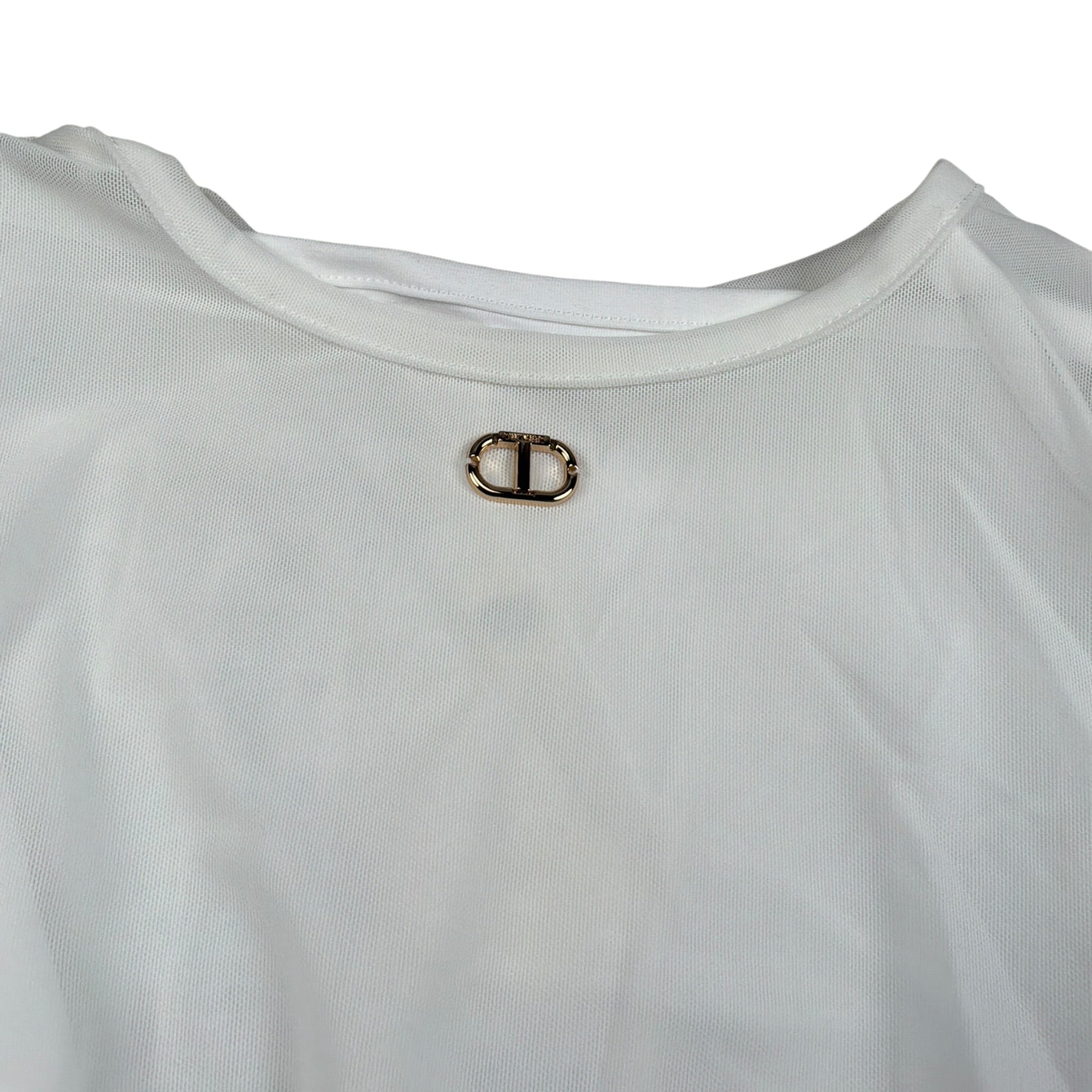 Twinset Camicia Manica Lunga con Top Bianco per Bambina 252GJ2311 BIANCO TWINSET 