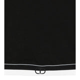Twinset Shirt tinta unita con Logo Nero per Bambina 252GJ2322 NERO TWINSET 