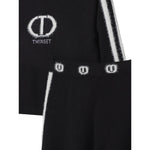 Twinset Completo 2Pz Maglia-Pantalone tinta unita Nero per Bambina 252GJ301AXX NERO TWINSET 