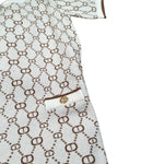 Twinset Abito Mezza Manica con Maniche Removibili Panna per Bambina 252GJ3020 PANNA TWINSET 