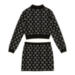Twinset Completo 2 Pezzi Maglia-Gonna Nero per Bambina 252GJ3022 NERO TWINSET 
