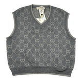 Twinset Gilet tinta unita con Stampa Grigio per Bambina 252GJ3023 GRIGIO TWINSET 