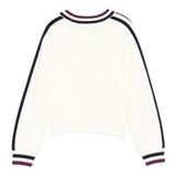 Twinset Maglia tinta unita con Profili In Contrasto Panna per Bambina 252GJ3030 PANNA TWINSET 