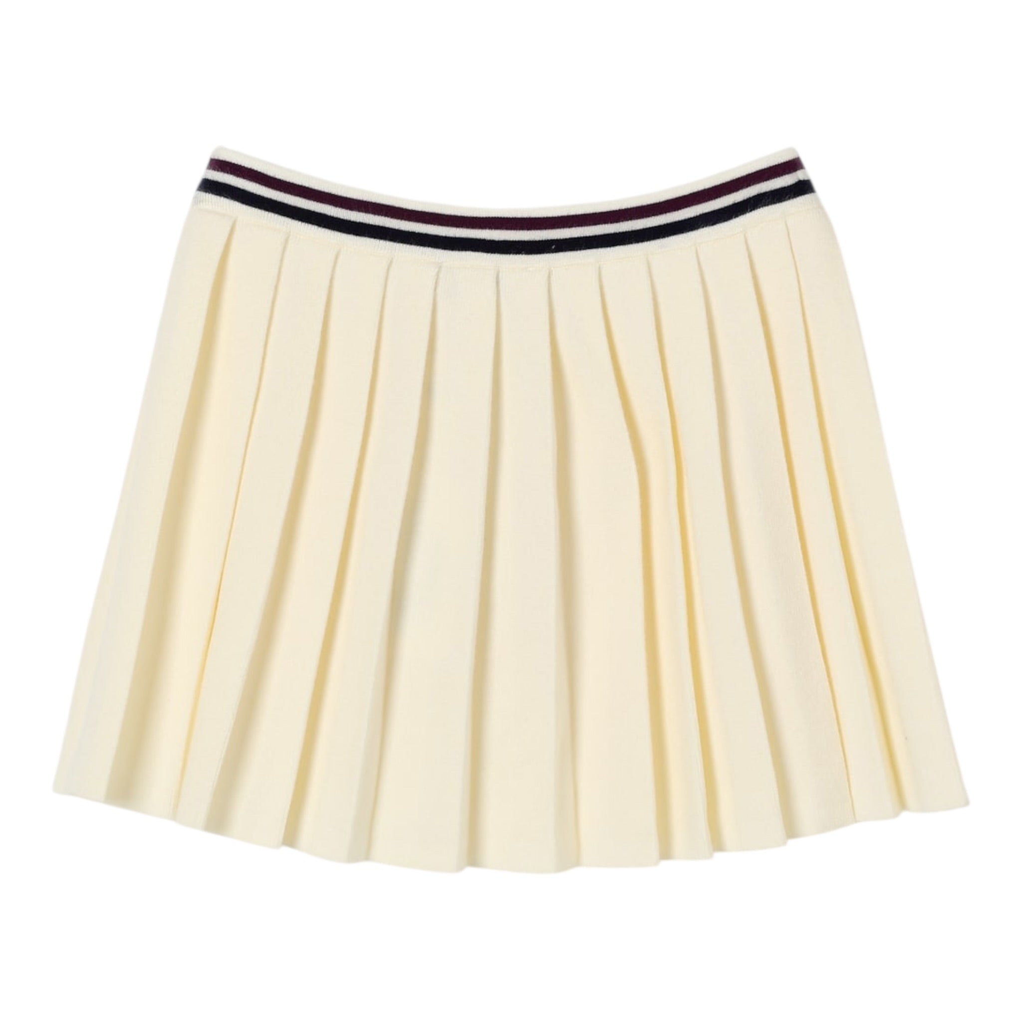Twinset Gonna tinta unita con Logo Panna per Bambina 252GJ3034 PANNA TWINSET 