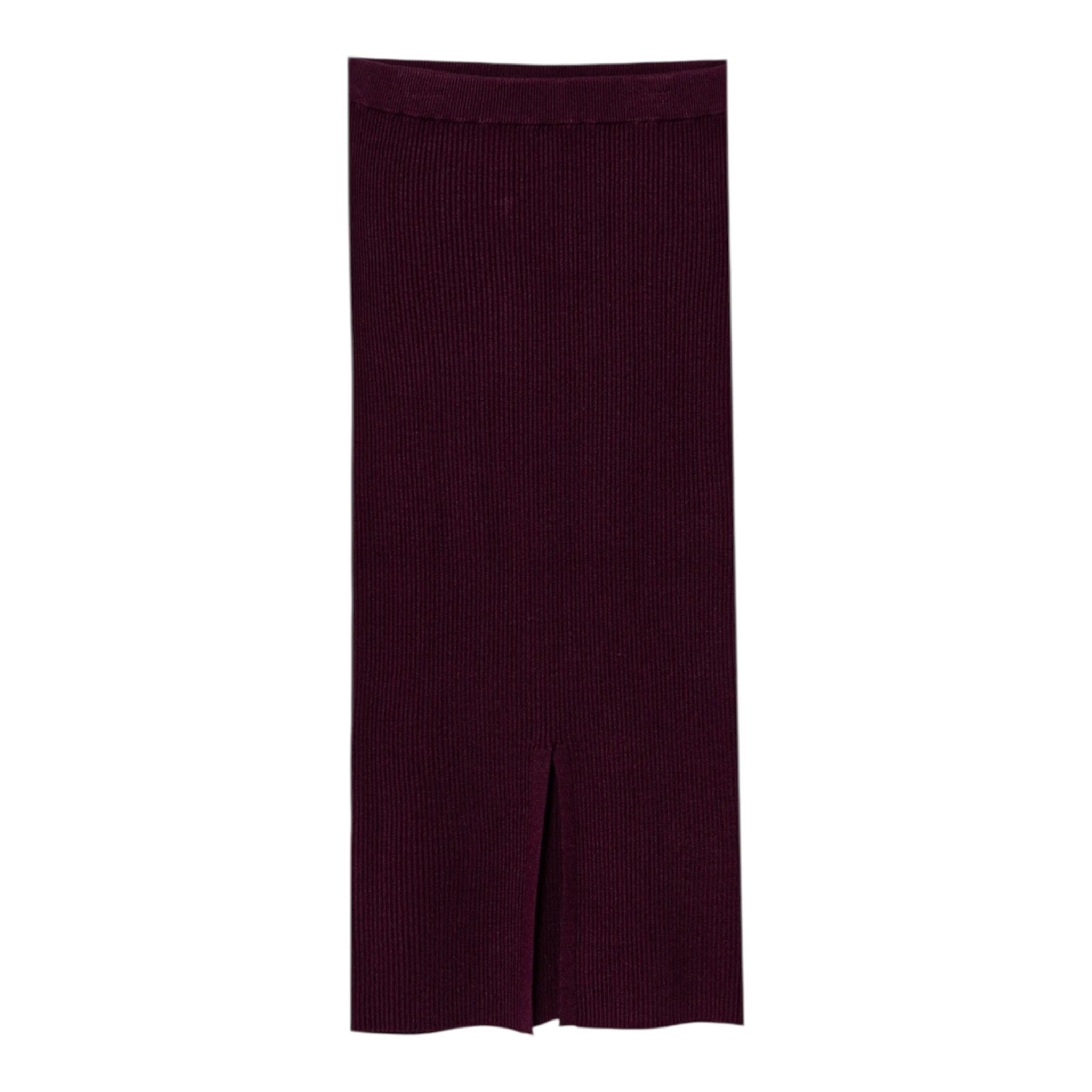 Twinset Gonna tinta unita A Costine Vinaccia per Bambina 252GJ3041 VINACCIA TWINSET 
