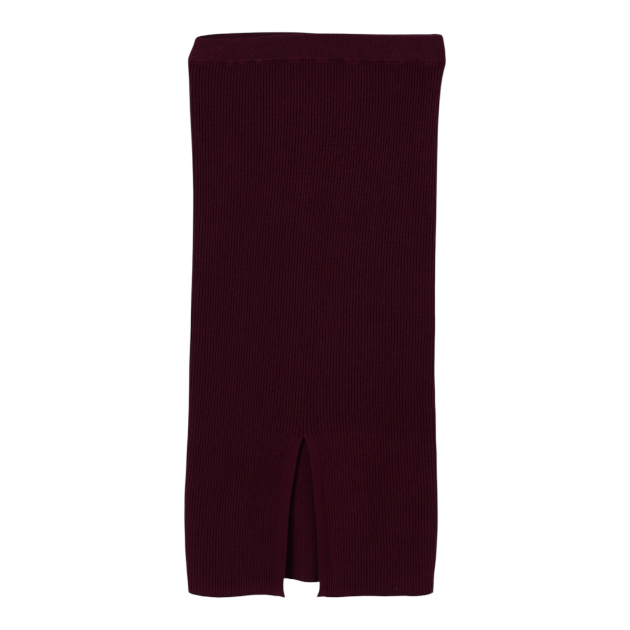 Twinset Gonna tinta unita A Costine Vinaccia per Bambina 252GJ3041X VINACCIA TWINSET 