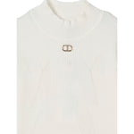 Twinset Maglia Mezzo Collo tinta unita Bianco per Bambina 252GJ3042 BIANCO TWINSET 