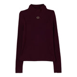 Twinset Maglia Mezzo Collo tinta unita Vinaccio per Bambina 252GJ3042 VINACCIO TWINSET 
