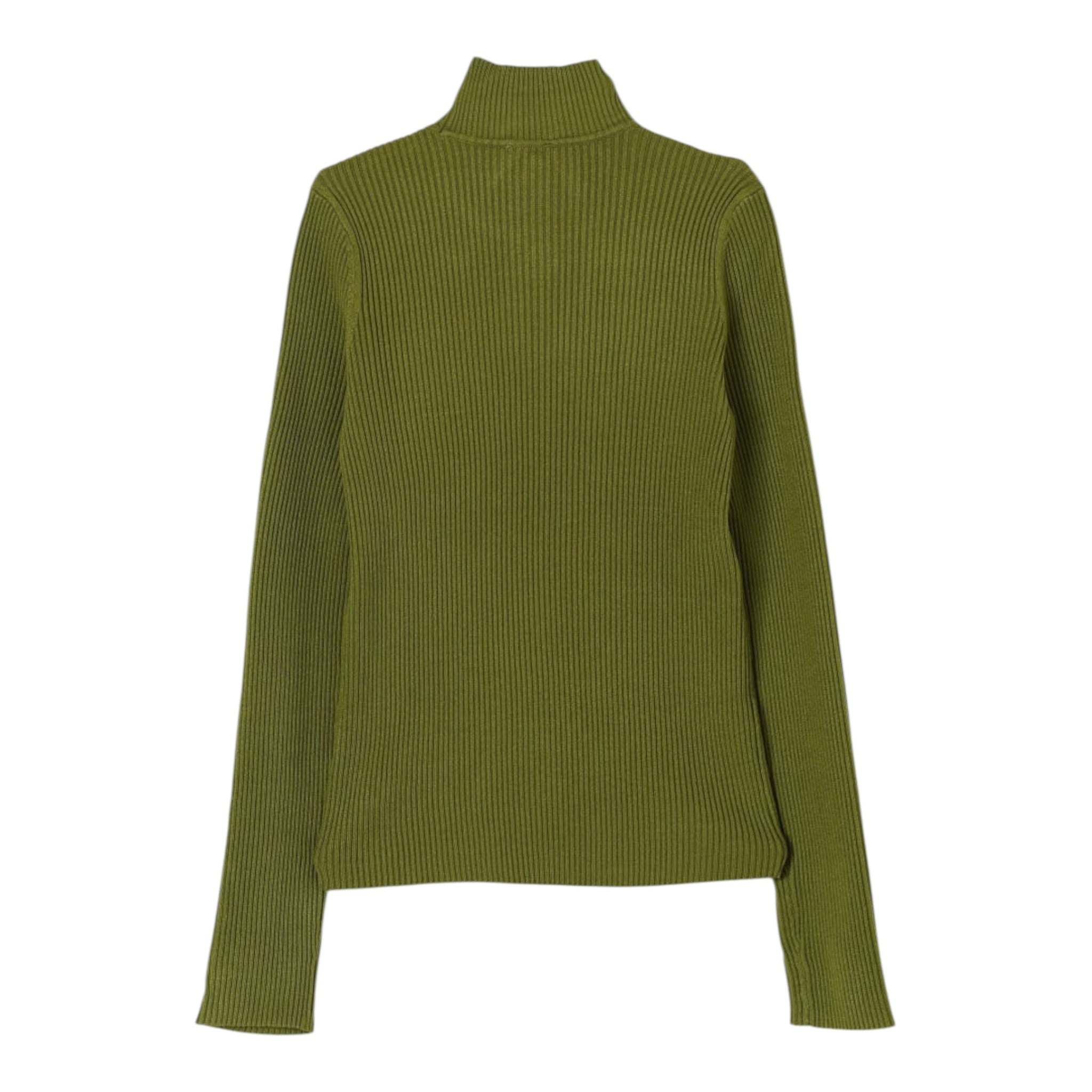 Twinset Maglia Mezzo Collo tinta unita Verde per Bambina 252GJ3042X VERDE TWINSET 