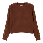 Twinset Maglia tinta unita Mezzo Collo Cammello per Bambina 252GJ3061XX CAMMELLO TWINSET 