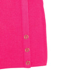 Twinset Gonna tinta unita con Bottoni Fuxia per Bambina 252GJ3063 FUXIA TWINSET 
