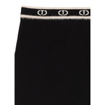 Twinset Gonna tinta unita con Loghi Nero per Bambina 252GJ3071 NERO TWINSET 