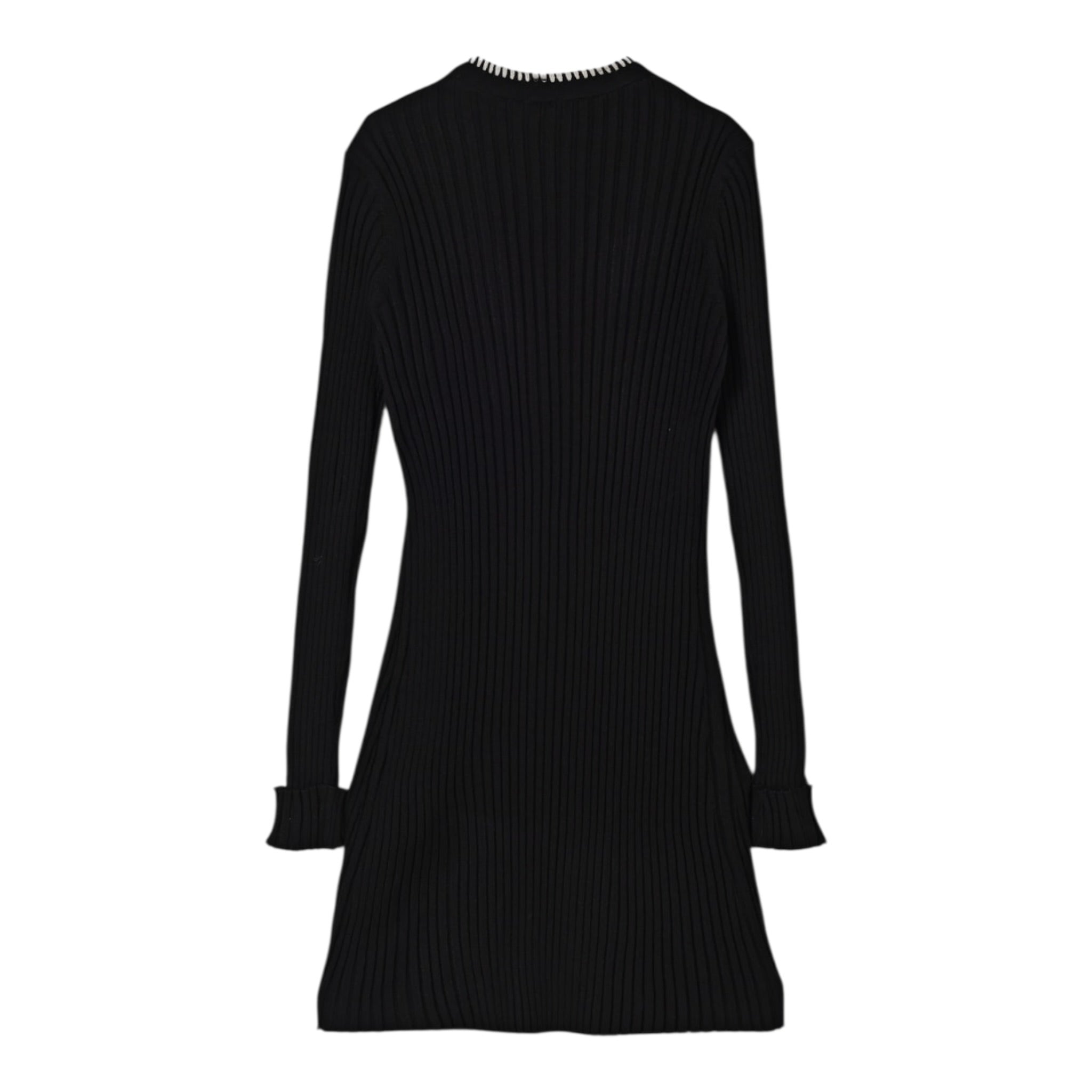 Twinset Cardigan tinta unita Lungo Nero per Bambina 252GJ3090 NERO TWINSET 