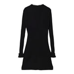 Twinset Cardigan tinta unita Lungo Nero per Bambina 252GJ3090X NERO TWINSET 