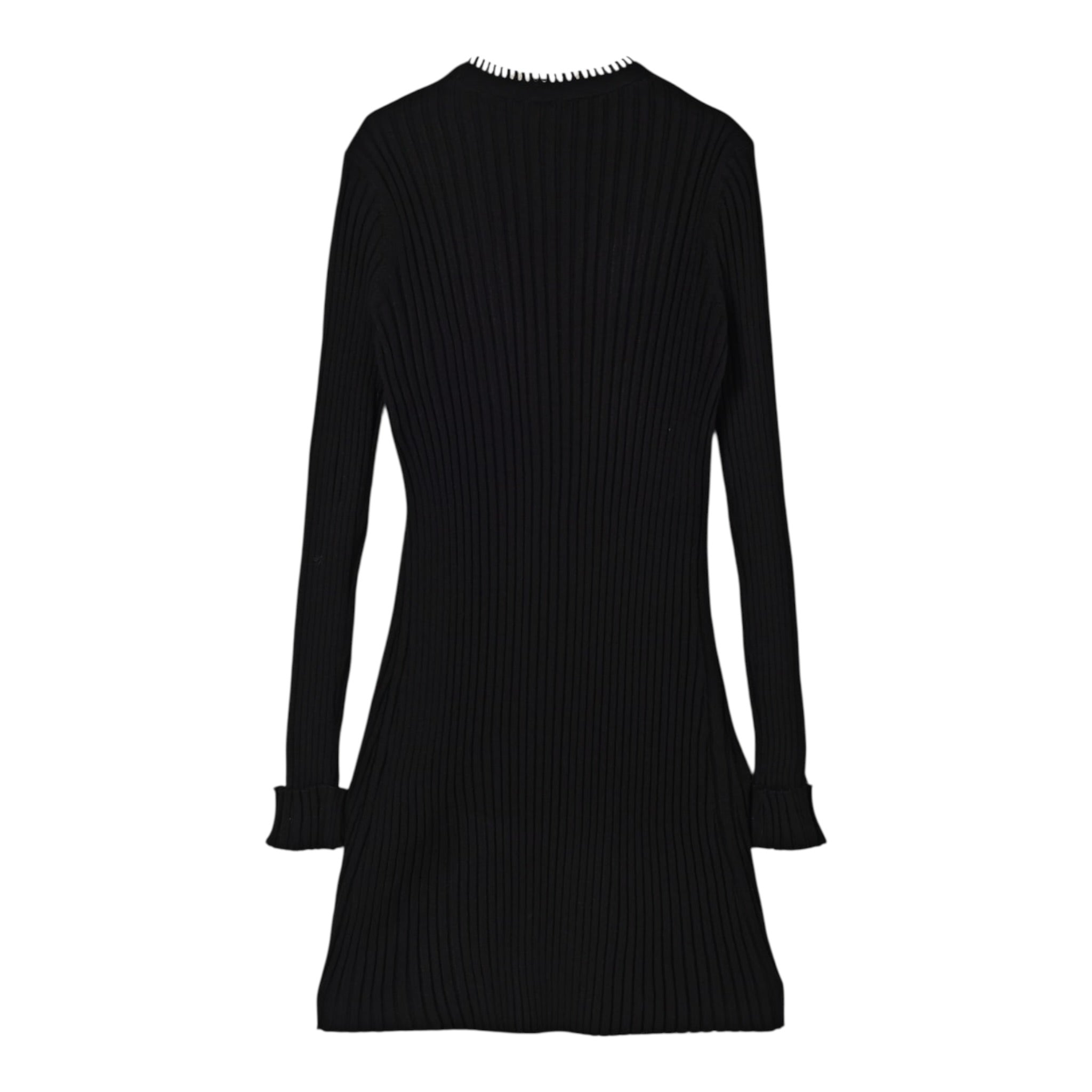 Twinset Cardigan tinta unita Lungo Nero per Bambina 252GJ3090X NERO TWINSET 
