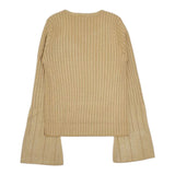 Twinset Maglia tinta unita con Logo Oro per Bambina 252GJ3111 ORO TWINSET 