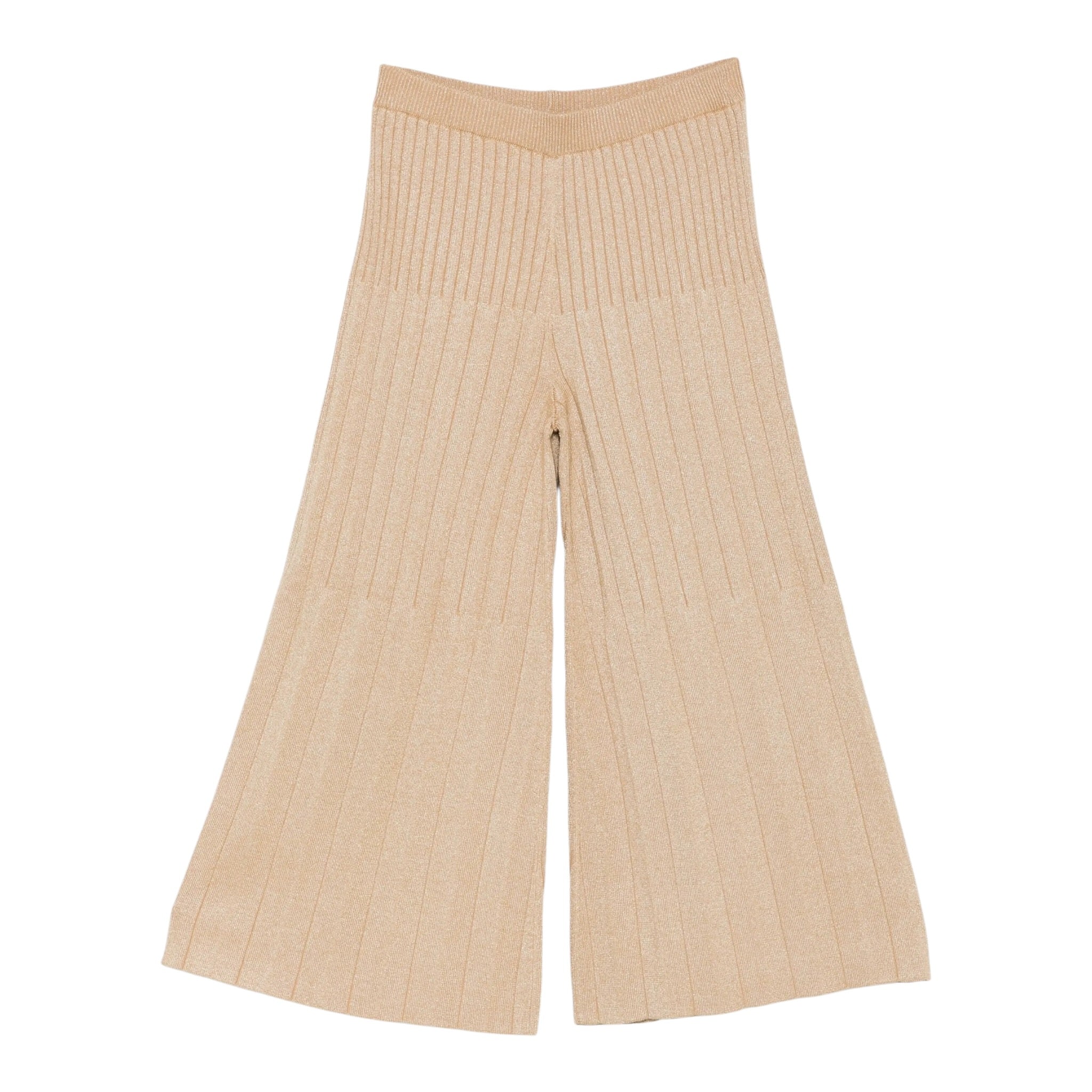 Twinset Pantalone tinta unita Modello Palzzo Oro per Bambina 252GJ3112 ORO TWINSET 