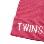 Twinset Cappello tinta unita con Logo Fuxia per Bambina 252GJ5015 FUXIA TWINSET 