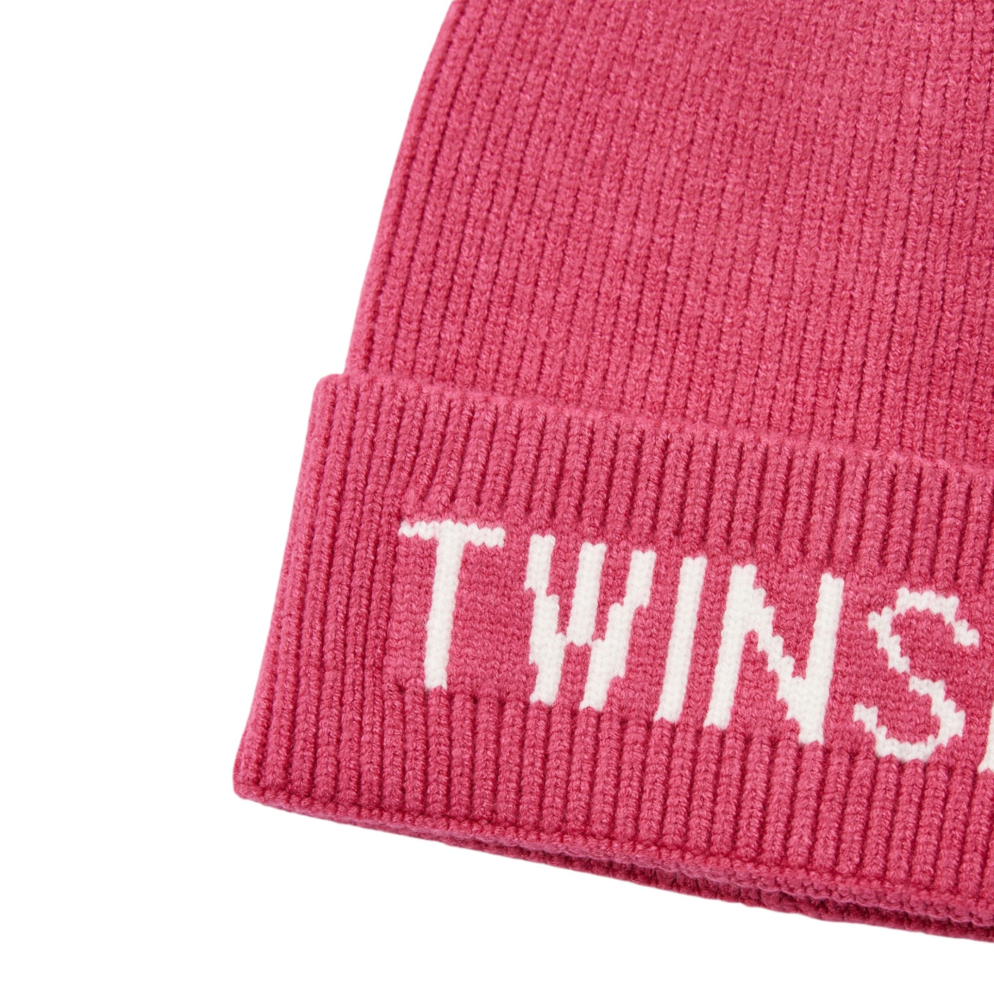Twinset Cappello tinta unita con Logo Fuxia per Bambina 252GJ5015 FUXIA TWINSET 