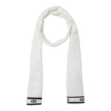 Twinset Sciarpa tinta unita con Logo Panna per Bambina 252GJ501J PANNA TWINSET 